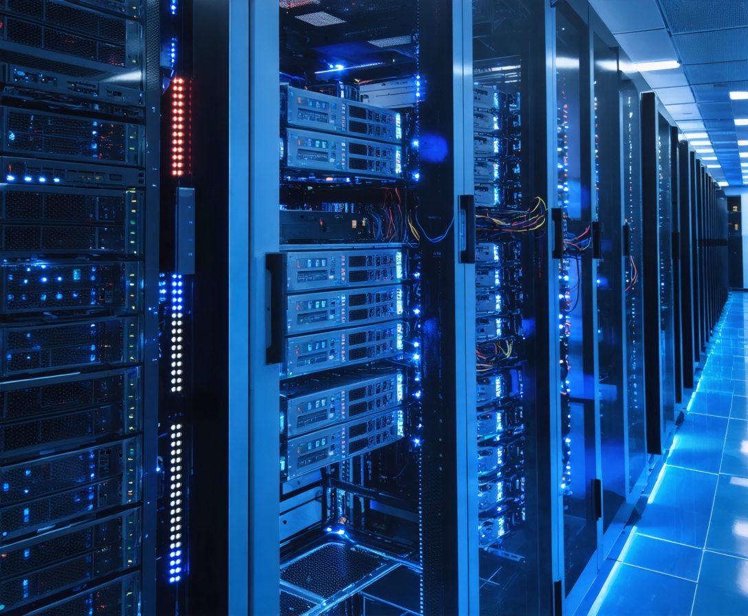 Dettaglio di un server ad alte prestazioni nel nostro laboratorio AI